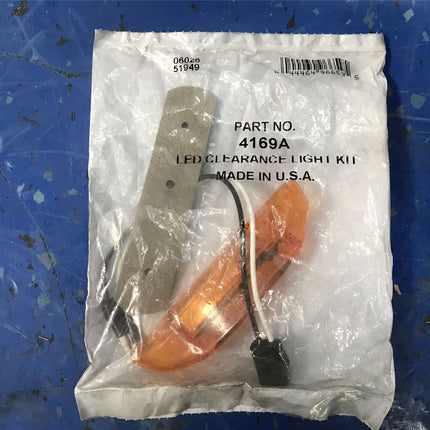 4.25" Oval Amber  LED Trailer Marker Lights Backup Stop Tail Turn Rear Park 4 pcs