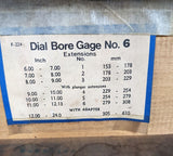 USED Standard Dial Bore Gage No. 6 6" - 12.12" .0001" with Wooden Case