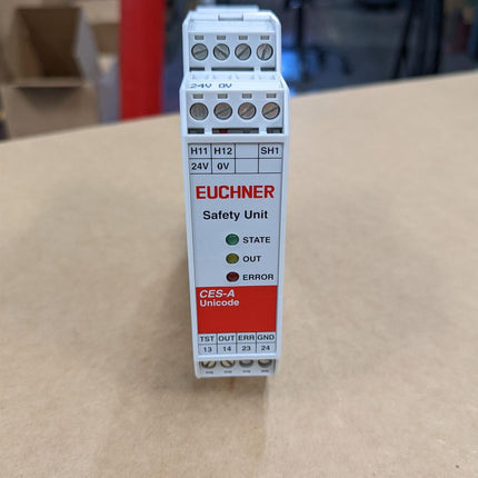 Euchner Safety Unit CES-A-ABA-01 CESAABA01 30 VDC/250 VAC OUTPUT RATING