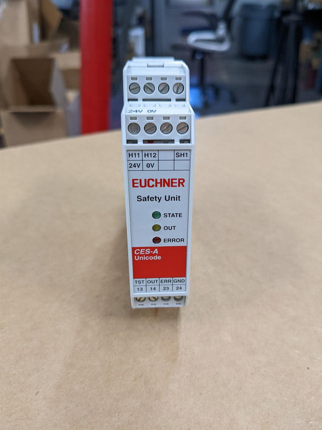 Euchner Safety Unit CES-A-ABA-01 CESAABA01 30 VDC/250 VAC OUTPUT RATING