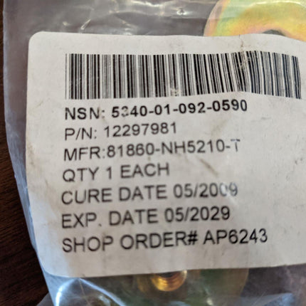 General Purpose Utility Resilient Mount Barry Controls NH5210-T 5340-01-092-0590 Military SUrplus NOS - getexcess