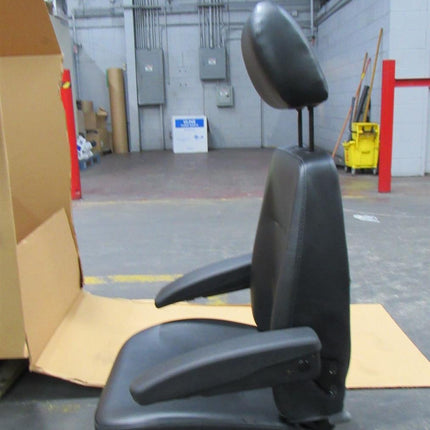 Air Seat KAB 151 Series Agricultural Construction Equipment Black Vinyl 12v Compressor