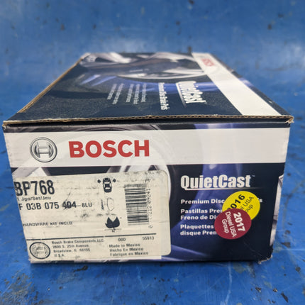 Bosch QuietCast Premium BP768 Brake Pad Set Front