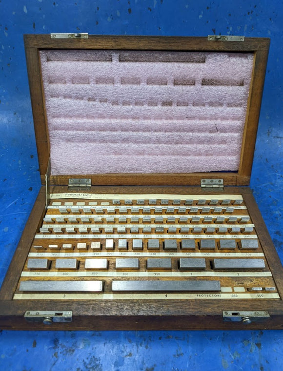 USED CEJ Gauge Block and Spacer Set 84 Pieces .100-4