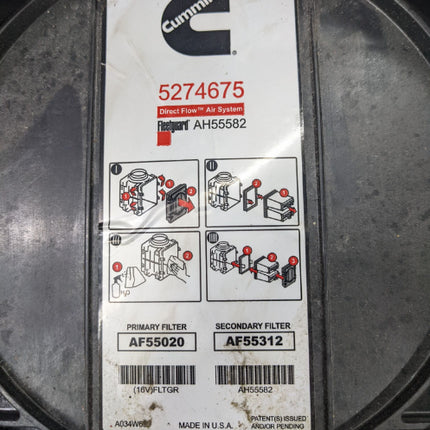 Fleetguard AH55582VE Air Housing Direct Flow Cleaner Filter Grove CD3339 CD3340 CD3330F