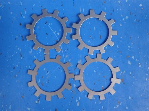 LOT of (4) 3.25" ID Rear Axle Washer Lock Tabbed Blue Bird 00100261