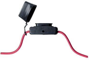 Max In-Line Fuse Holder with Cover 8AWG Lead Wire Velvac 91425