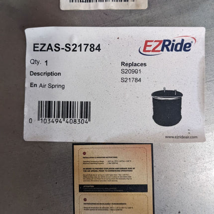 EZride Semi Truck Air Ride Spring Bag Heavy Duty Suspension fits Firestone W01-358-8091