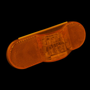 RoadPro RP6164AL Amber 6-1/2" x 2-1/4" Mid-Trailer Sealed Light Oval - getexcess