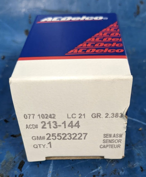 ACDelco 213-144 Camshaft Position Sensor GM 25523227 1986-88 Buick Century
