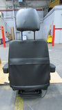 Air Seat KAB 151 Series Agricultural Construction Equipment Black Vinyl 12v Compressor