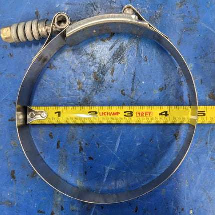 Clampco 9400 Series 4.5" Spring Loaded T-Bolt Band Clamp Hose