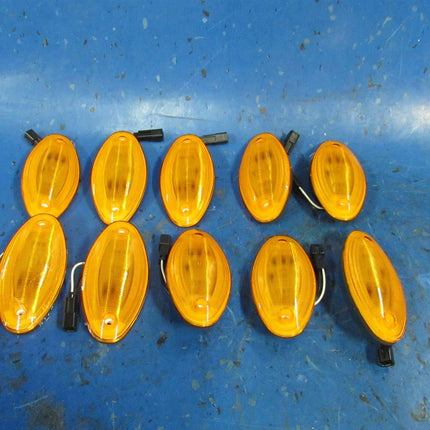5" Oval Amber LED Marker Lights (10)  Stop Tail Turn Truck Trailer 10 pcs