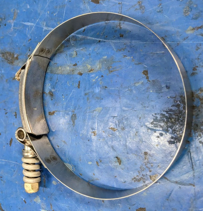Clampco 9400 Series 4.5" Spring Loaded T-Bolt Band Clamp Hose