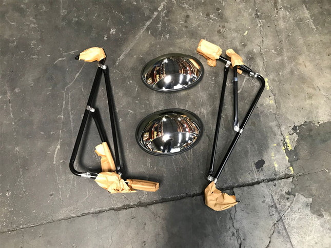 2 System Mirrors w/ Brackets Rosco 23YF31100J 00126560 - getexcess