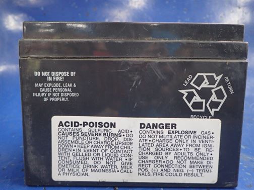 12V 25A HR Battery Rechargeable Johnson Controls Dynasty JC12250 GE44A710055-001 - getexcess