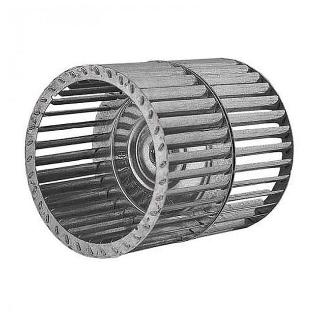 Double Inlet Aluminum Blower Wheel 5/16" AirSource CW Red Dot Unit 3743