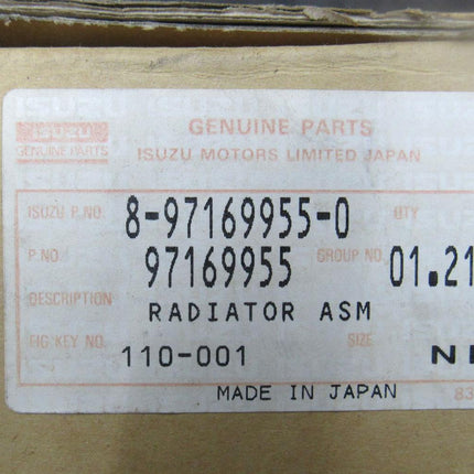 Original OEM Isuzu Radiator 97169955 8971699550