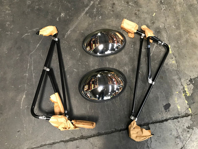 2 System Mirrors w/ Brackets Rosco 23YF31100J 00126560 - getexcess