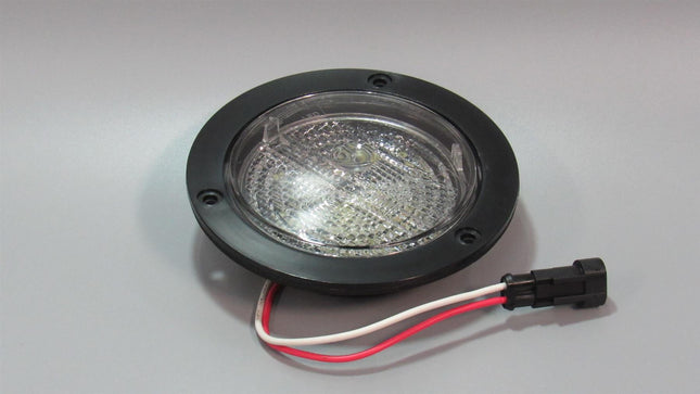 4" Round White LED Lights (10)  Marker Backup Reverse Tail Truck Trailer 10 pcs