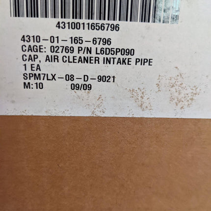 Air Cleaner Intake Air Cap 4310011656796 Military L-6D5P090 HEMTT