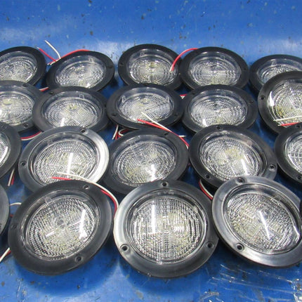 4" Round White LED Lights (20)  Marker Backup Reverse Tail Truck Trailer 20 pcs
