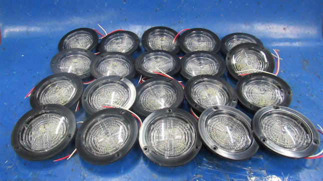 4" Round White LED Lights (20)  Marker Backup Reverse Tail Truck Trailer 20 pcs