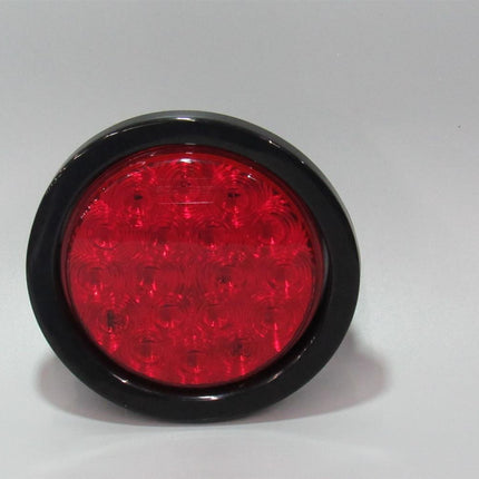 4" Round Red LED Lights  Stop Tail Turn Marker Truck Trailer