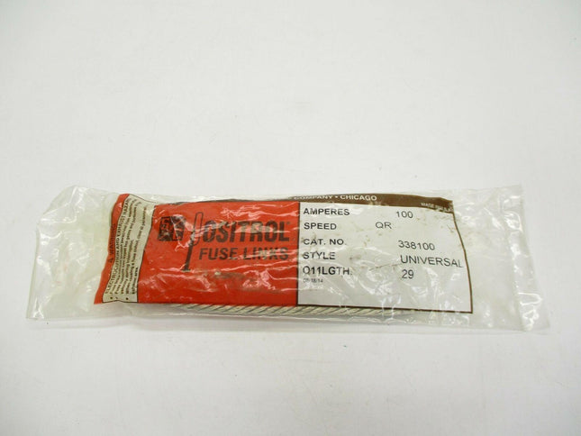 S&C 338100 Fuse Link Type  Medium  29" 100A