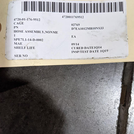 Hose Assembly 1122716C1 Military 4720011769512