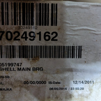 Engine Shell Main Bearing 0.020” VPI Detroit Diesel 05199747 MTU Mahle 70249162