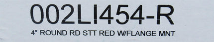 4" Round Red LED Lights  Stop Tail Turn Marker Truck Trailer