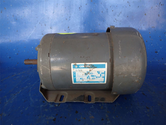 Used Single Phase AC Motor 3/4HP 60HZ 230/115V Century 8-119487-00 - getexcess