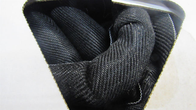 TechFlex F6 500' Woven Wrap Flame Retardant 3/4" Black w/ White Tracer