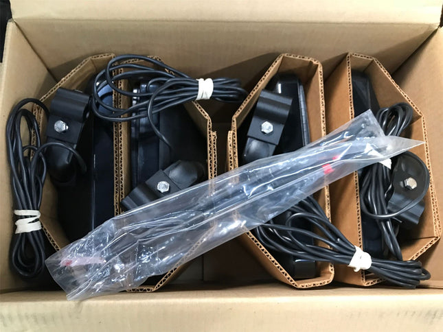 SET OF (4) Manual Nickel Heated Mirrors 3/4" Mirror Lite 150-20 00067893 - getexcess