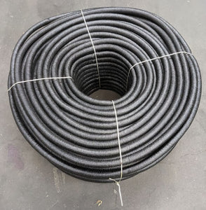9/16” I.D. Asphalt Cloth Wire Loom Restoration Conduit Vintage 500' Feet