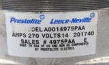 Leece Neville 270 Amp 14 Volt Alternator Prestolite A0014975PAA Pad Mount REMAN