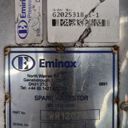 Eminox WR12076 Spark Arrestor Combustion Control Muffler Exhaust Stainless Chrome