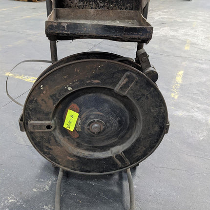 USED Strapping Cart Dispenser Signode Model DF-10-A + Cutter Crimper Sealer Strap Bander