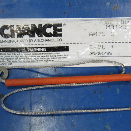Chance M3T23 Fuse Link Type T Solid Head