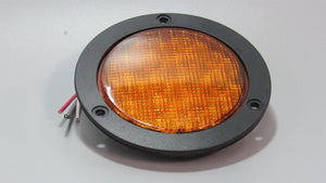 4" Round Amber LED Lights  Stop Tail Turn Marker Truck Trailer