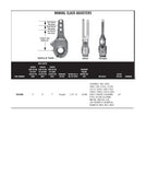 Slack Adjuster Manual HD Air Brake 5" 6" 7" Meritor R823000 120095 2530004268342 63402