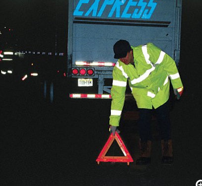 3 Pack Emergency Warning Road Safety Triangle Flare Kit Reflector Roadside Sign