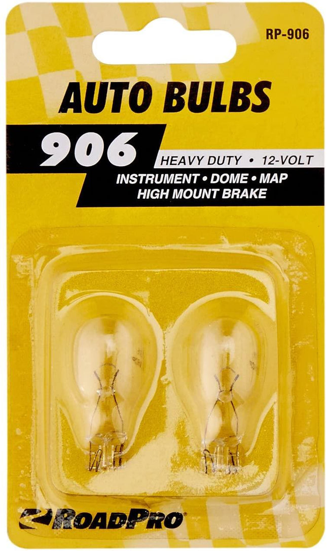 Roadpro RP-906 906 Heavy-Duty Bulbs Clear 2-pack - getexcess