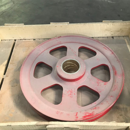 Crane Sheave Pulley 27" OAD for 2.25" DIA Steel Cable - getexcess
