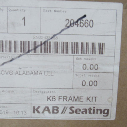 KAB Seat K6 Frame Kit