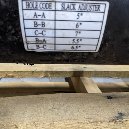 AXN 25K Air Ride Trailer Axle Beam TA250T67E715-5016 Heavy Duty 71.5" Track 16.5 x 7