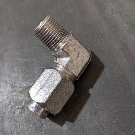 90 Elbow Fitting Pipe to Tube Hydraulic Hose Adapter MS51504A8 2024-6-8S 3/8-18 3/4-16