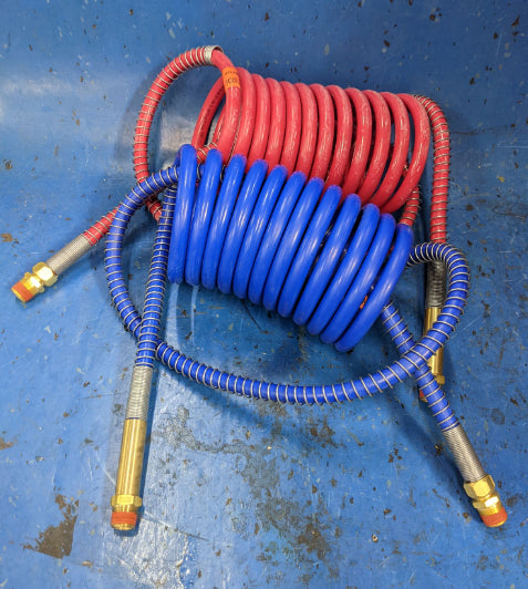 Phillips 11-5400  15' Air Brake Coil POLAR AIR® Red and Blue Set 40" Lead