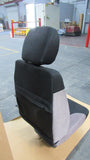 KAB Seat 100 Series Model 111 Mechanical Suspension High Back Black Grey Cloth